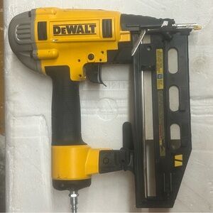 DEWALT Yellow and Black Cordless finish nailer